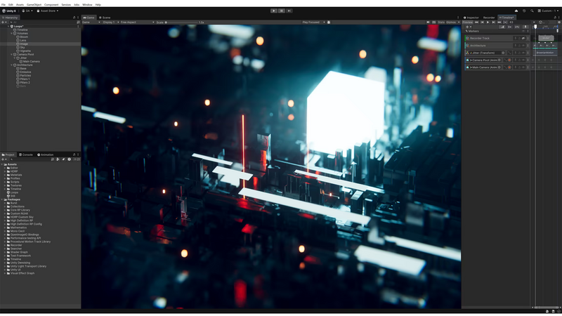 Unity 6 에디터 인터페이스