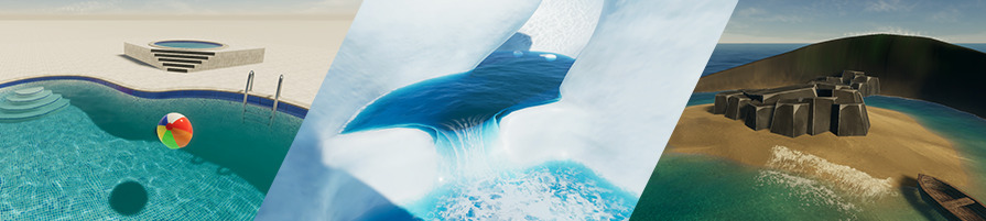 Unity 2022 LTS 및 2023.1의 새로운 물 시스템.