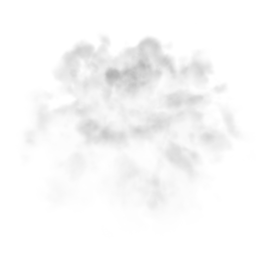 작은 구름 텍스처 투명